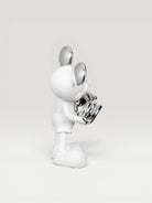 Love Mickey Dekoratif  Obje - White Silver