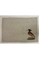 Lasttouch-Monot 6'lı Kuş Desenli Keten Amerikan Servis-Sunum Aksesuarları-7-Milagron.com