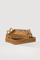 Lasttouch-Plateaux Rattan Tepsi Seti-Sunum Aksesuarları-1-Milagron.com