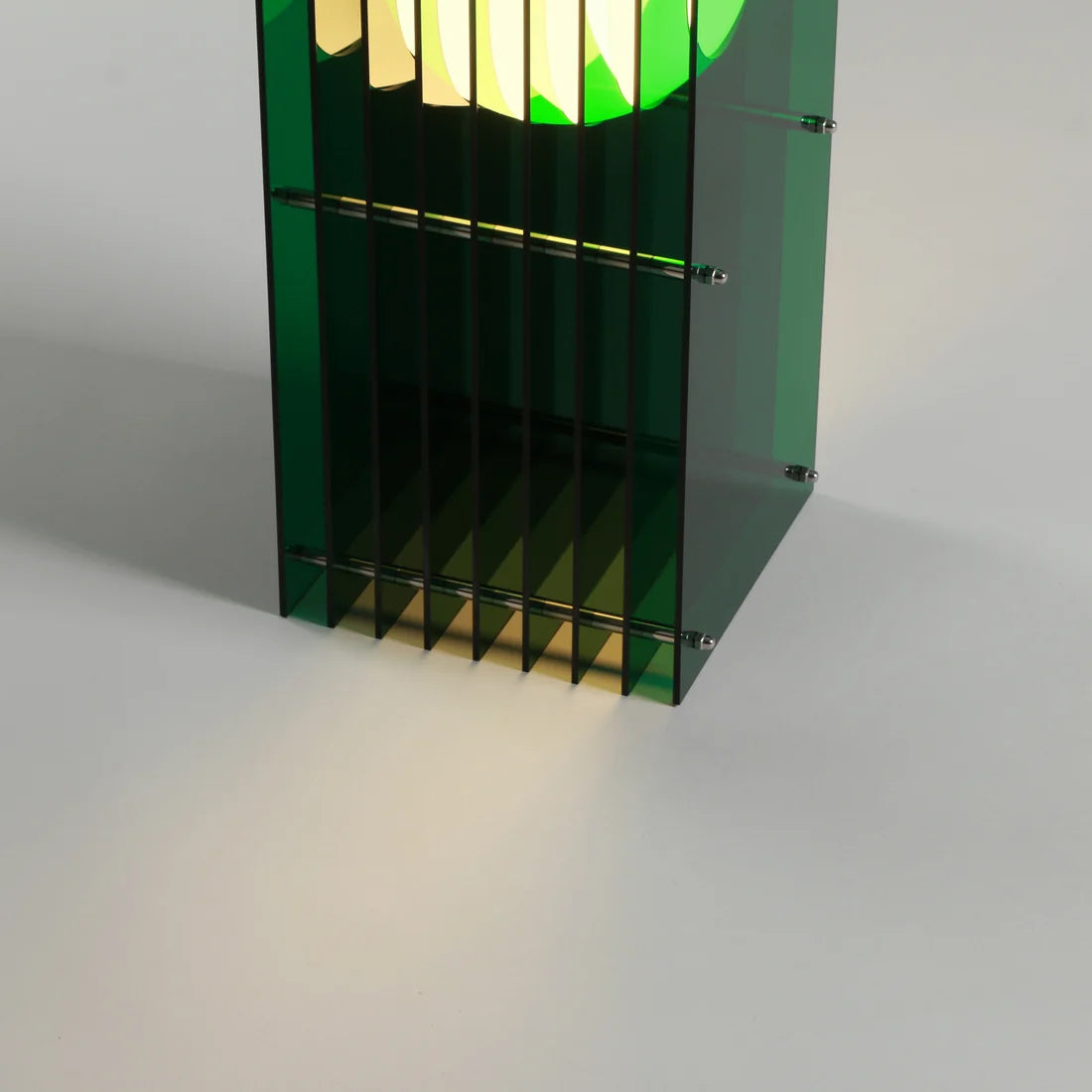 Lasttouch-Velora Masa Lambası, Yeşil - 25x25x50 cm-Masa Lambası-3-Milagron.com