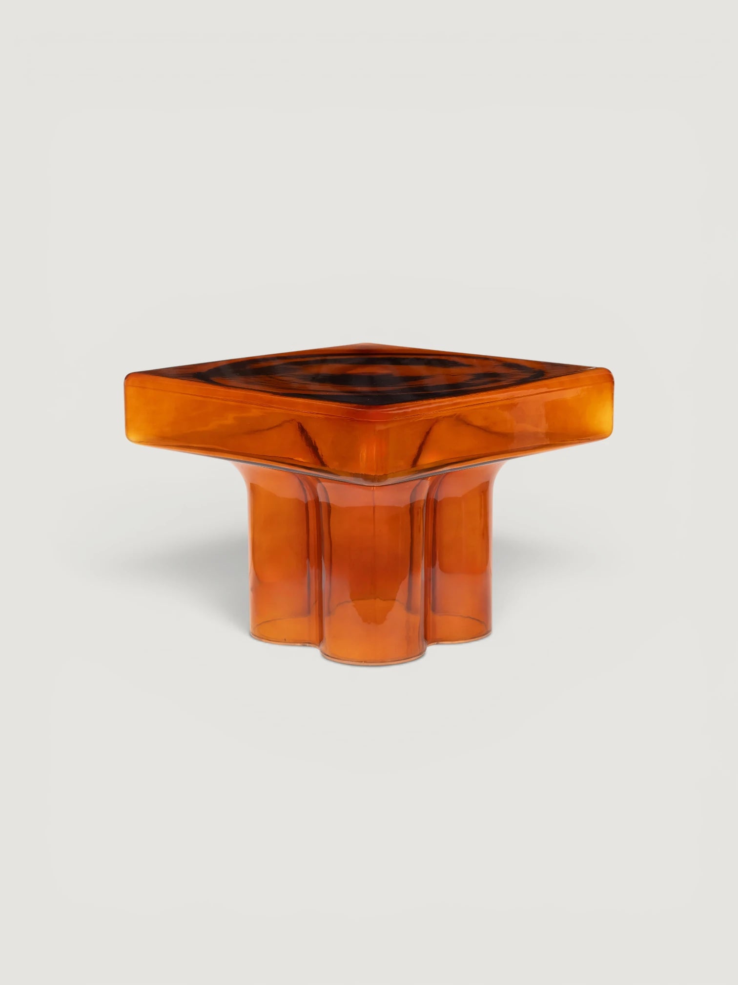 Vetrova Amber Kare Cam Yan Sehpa - S
