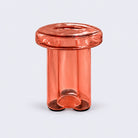 Vetrova Pink Yuvarlak Cam Yan Sehpa-S
