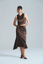 L'atelier Accract-Arles Kahve Yelek-Yelek-3-Milagron.com