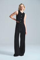 L'atelier Accract-Arles Siyah Yelek-Yelek-4-Milagron.com