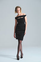 L'atelier Accract-Charlotte Siyah Elbise-Elbise-2-Milagron.com