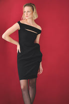 L'atelier Accract-Charlotte Siyah Elbise-Elbise-4-Milagron.com