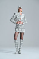 L'atelier Accract-Emily Beyaz Mini Etek-Etek-2-Milagron.com