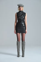 L'atelier Accract-Julia Si̇yah Bluz-Top-1-Milagron.com