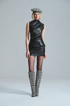 L'atelier Accract-Julia Si̇yah Bluz-Top-2-Milagron.com