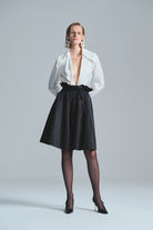 L'atelier Accract-Kylie Siyah Tafta Etek-Etek-1-Milagron.com