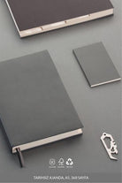 Laton-Laton Aina Gri, A5, Tarihsiz Ajanda Ve Planlayıcı, Premium Termo Deri Yumuşak Kapak, 368 Sayfa-Defter-4-Milagron.com