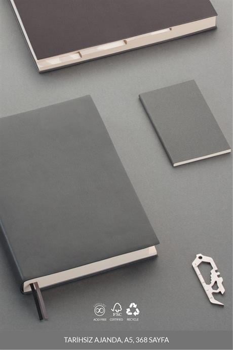 Laton-Laton Aina Siyah, A5, Tarihsiz Ajanda Ve Planlayıcı, Premium Termo Deri Yumuşak Kapak, 368 Sayfa-Defter-5-Milagron.com