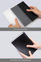 Laton-Laton Aina Siyah, A5, Tarihsiz Ajanda Ve Planlayıcı, Premium Termo Deri Yumuşak Kapak, 368 Sayfa-Defter-7-Milagron.com