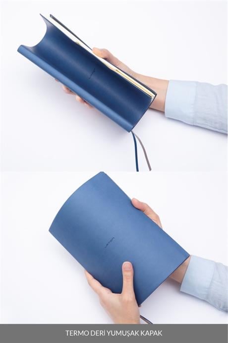 Laton-Laton Sepra Kırmızı, B5, Indeksli Bölünmüş Not Defteri, Termo Deri Yumuşak Kapak, 192 Sayfa-Defter-5-Milagron.com