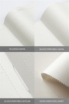 Laton-Laton Sopiva Brown, A5 Boyut, 4'lü Defter Seti, Yumuşak Kumaş Kapak-Defter-8-Milagron.com