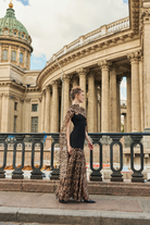 Jadie Maxi Elbise Leopar