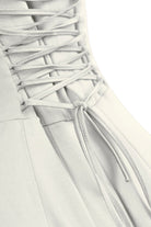 Luna Ekru Midi Elbise - 5