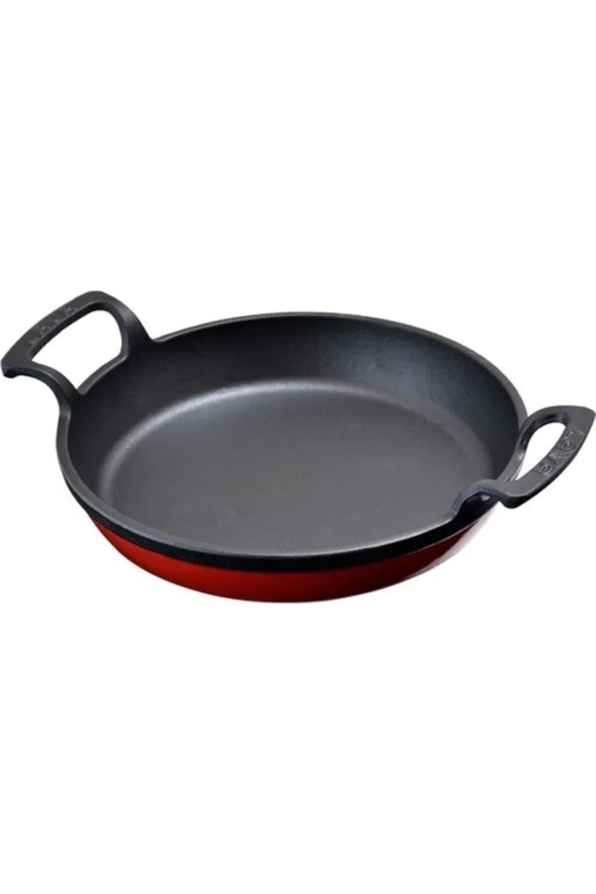Lava Demir Döküm Yumurta Sahanı 24 Cm Kırmızı LV Y TV 24 SHNR