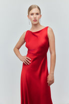 Scarlet Dusk Elbise - 4