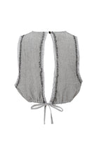 Le-Monade Dreams-Antrasit Siyah Çizgili Sırt Detaylı Üst-Top-2-Milagron.com