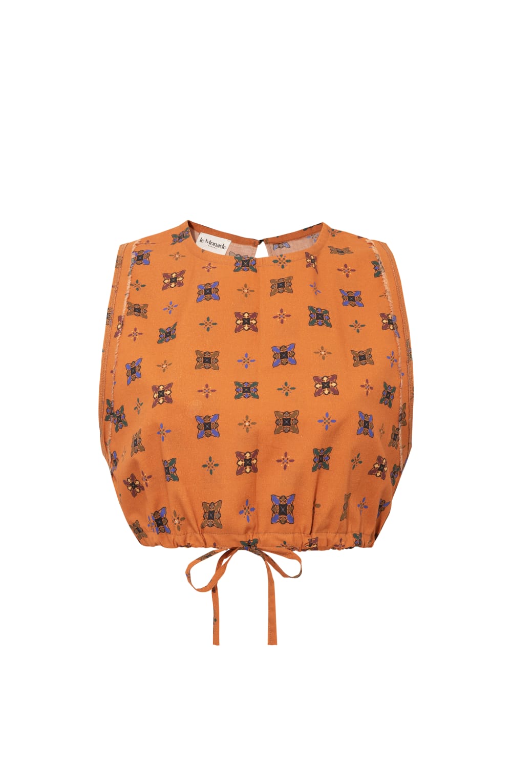 Le-Monade Dreams-Boyfriend Desenli Sırt Detaylı Bluz-Bluz-1-Milagron.com