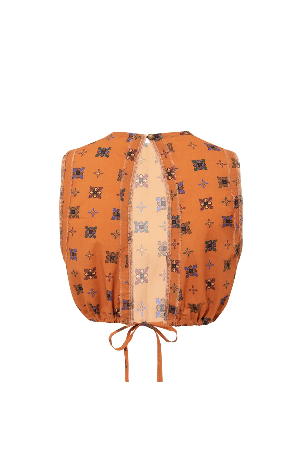 Le-Monade Dreams-Boyfriend Desenli Sırt Detaylı Bluz-Bluz-2-Milagron.com