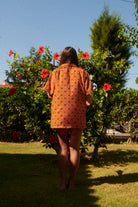 Le-Monade Dreams-Boyfriend Desenli Unisex Kısa Kol Gömlek-Gömlek-3-Milagron.com