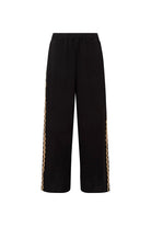 Le-Monade Dreams-Çift Su Taşı Detaylı Siyah Yandan Yırtmaçlı Pantolon-Pantolon-6-Milagron.com