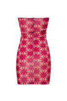 Le-Monade Dreams-Daiquiri Kadife Straplez Elbise-Elbise-2-Milagron.com