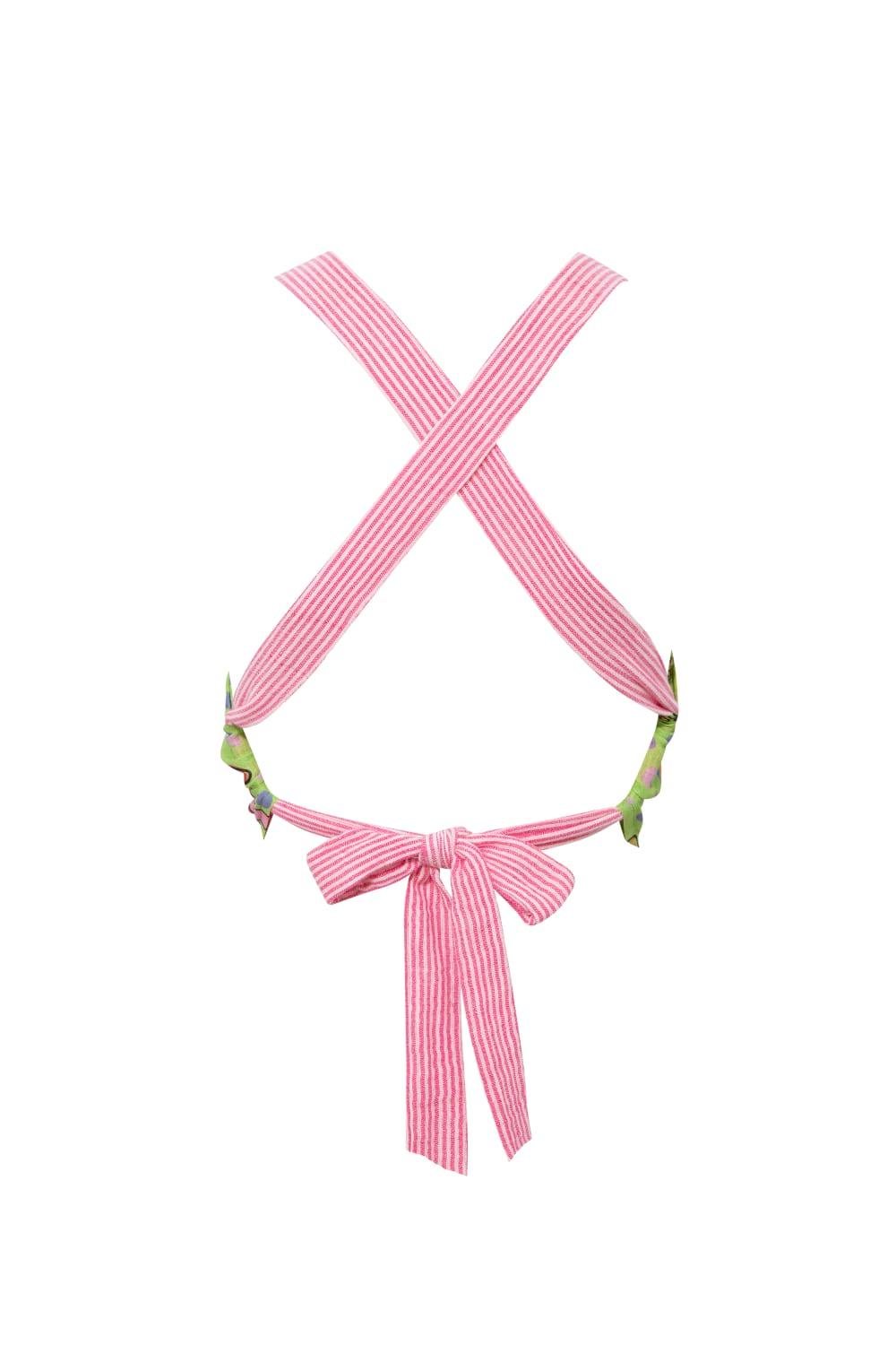 Le-Monade Dreams-Denizkızı Temalı Halter Yaka Sırt Detaylı Top-Top-2-Milagron.com