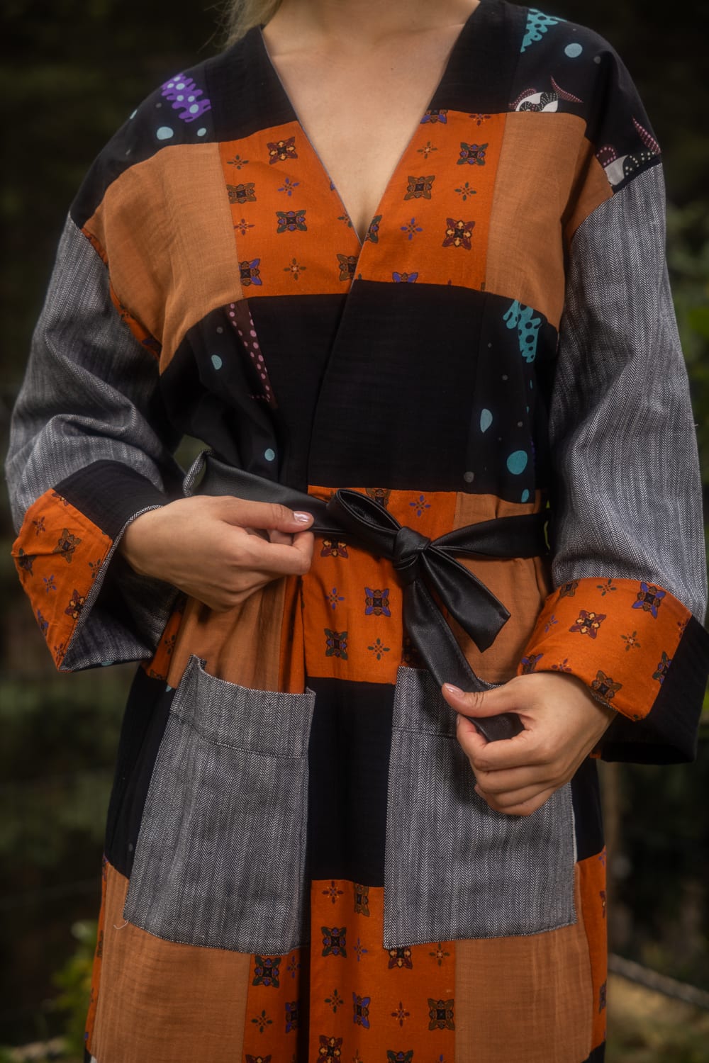 Le-Monade Dreams-Django Patch Uzun Ceket -Ceket-3-Milagron.com