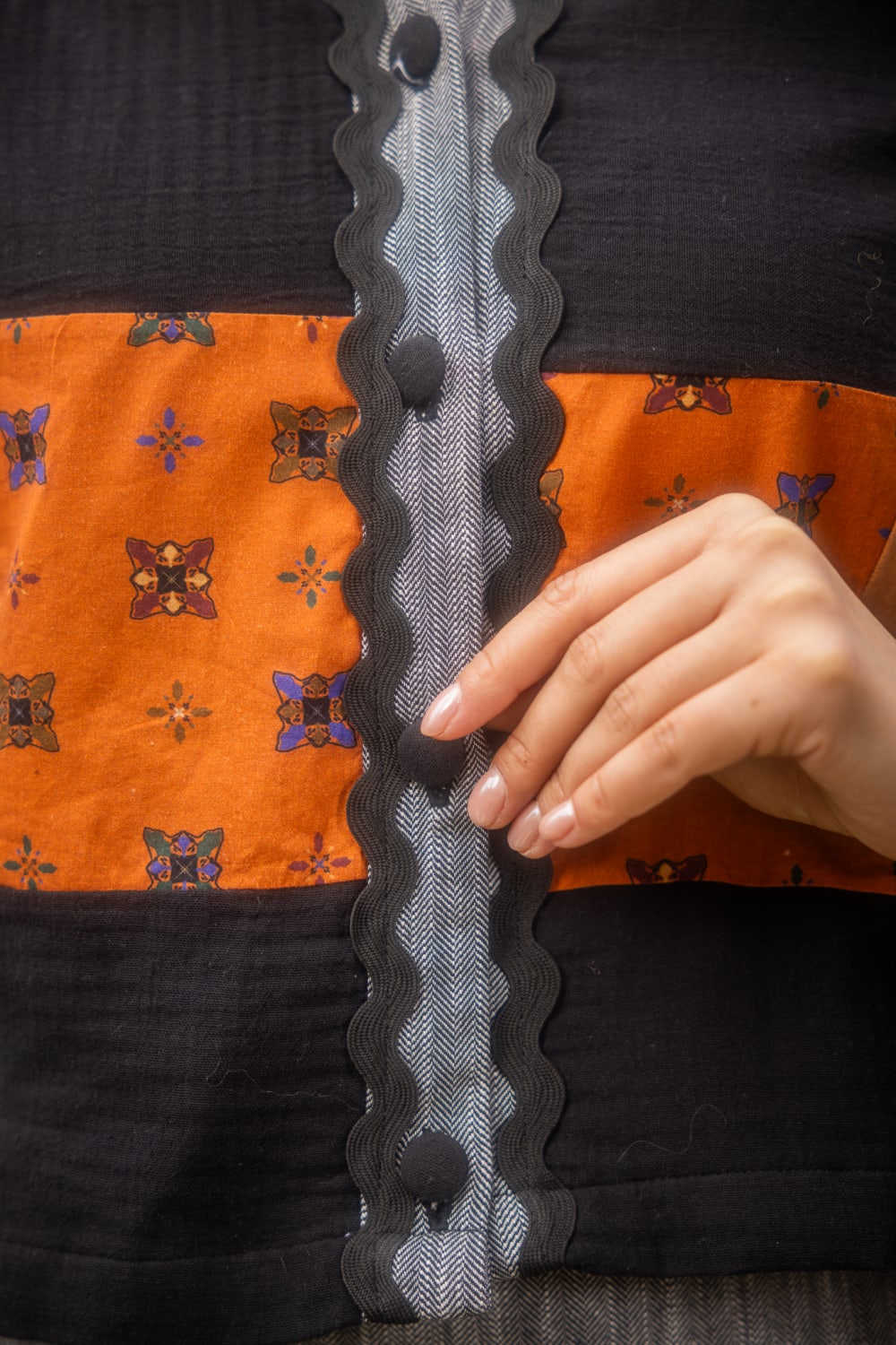 Le-Monade Dreams-Django Patch Short Ceket-Ceket-4-Milagron.com