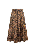 Le-Monade Dreams-Gabardin Kamel Leopar Desenli Etek-Etek-1-Milagron.com