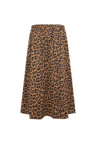 Le-Monade Dreams-Gabardin Kamel Leopar Desenli Etek-Etek-2-Milagron.com