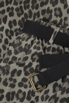 Le-Monade Dreams-Kadife Haki Leopar Desenli Kemerli Pantolon-Pantolon-4-Milagron.com