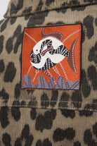 Le-Monade Dreams-Kadife Kahve Leopar Desenli Gömlek-Gömlek-7-Milagron.com