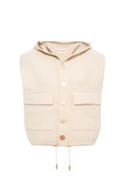 Le-Monade Dreams-Kaşmir Like Bej Kapüşonlu Yelek-Yelek-1-Milagron.com