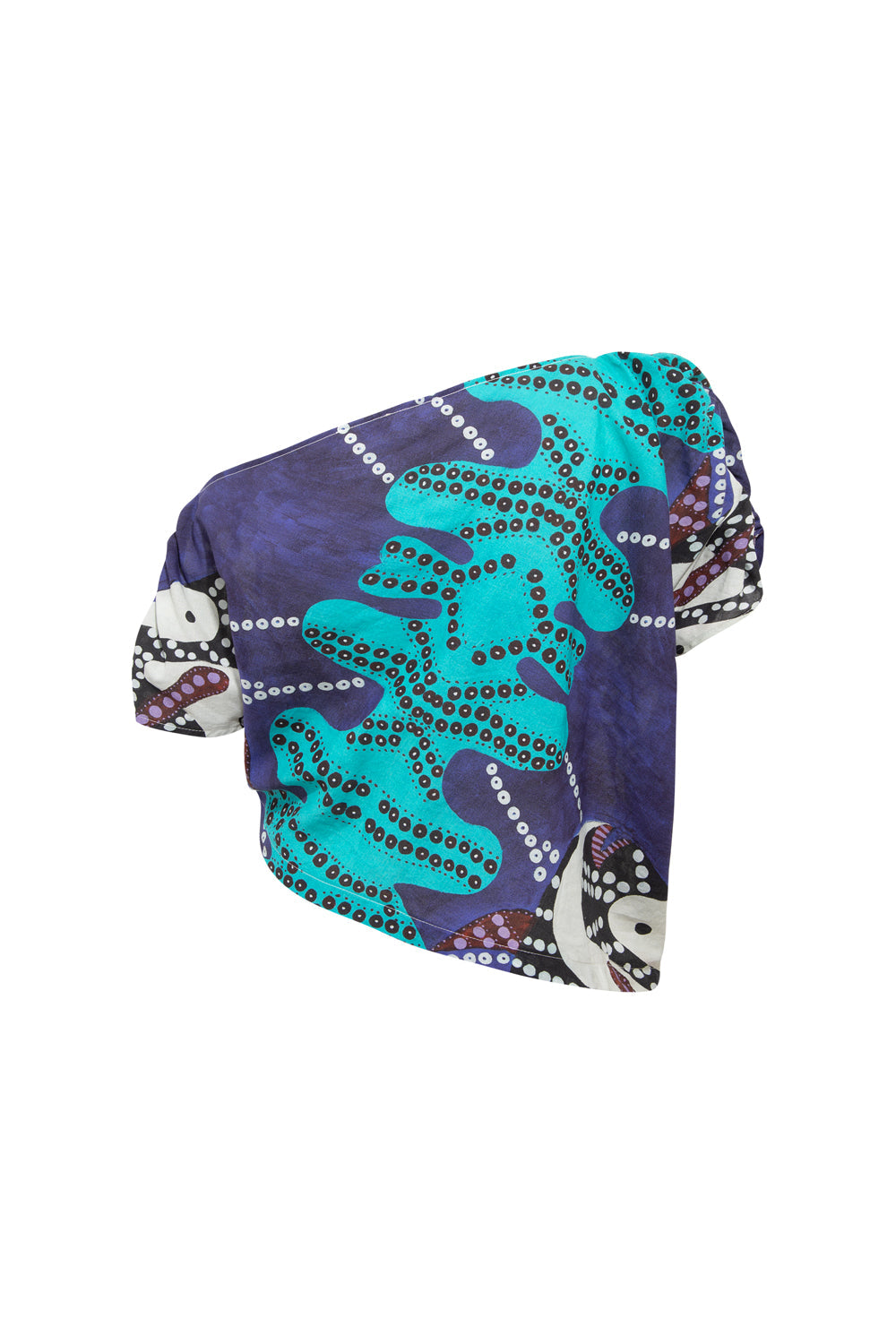 Manhattan Tek Omuz Drapeli Bluz - 3