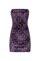 Le-Monade Dreams-Old Fashioned Kadife Straplez Elbise-Elbise-1-Milagron.com