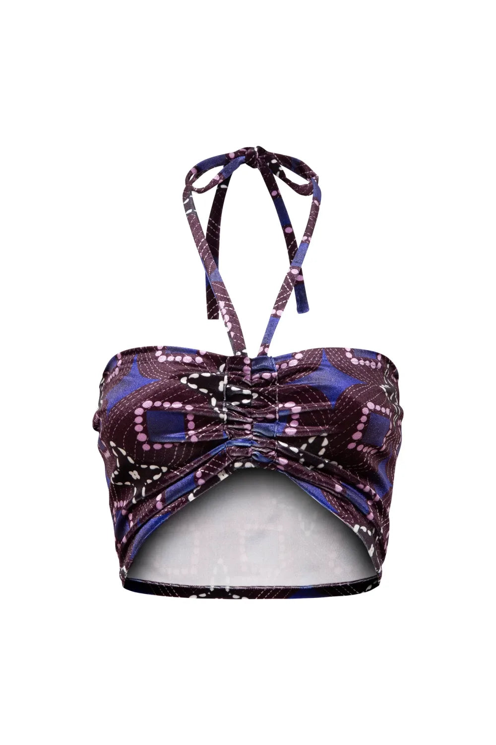 Le-Monade Dreams-Old Fashioned Kadife Üst-Bluz-1-Milagron.com