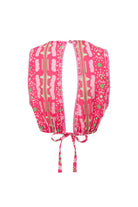 Le-Monade Dreams-Pembe Bulut Desenli Sırt Detaylı Bluz-Bluz-2-Milagron.com