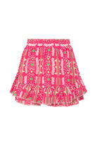 Le-Monade Dreams-Pembe Bulut Desenli Şort Etek-Etek-1-Milagron.com