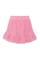 Le-Monade Dreams-Pembe Çizgili Şort Etek-Şort-1-Milagron.com