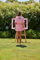 Le-Monade Dreams-Pembe Çizgili Şort Etek-Şort-5-Milagron.com