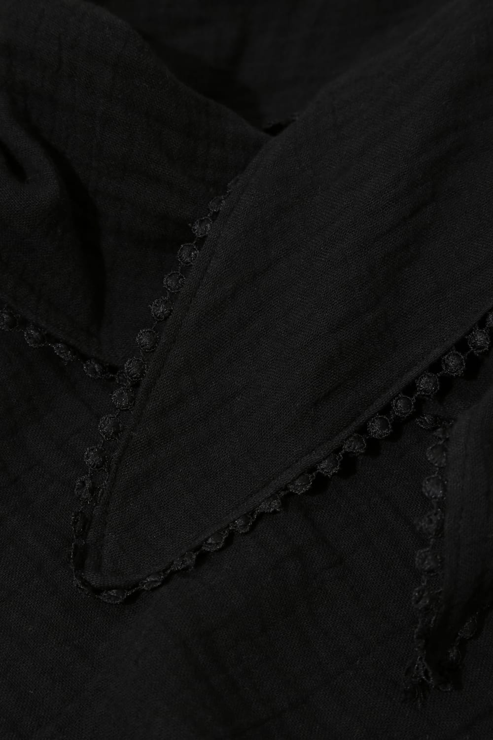 Le-Monade Dreams-SORUNLU - Kenar Detaylı Önden Bağlamalı Bluz-Top-3-Milagron.com