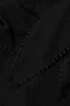 Le-Monade Dreams-SORUNLU - Kenar Detaylı Önden Bağlamalı Bluz-Top-3-Milagron.com