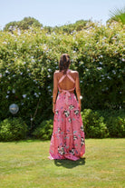 Le-Monade Dreams-SORUNLU - Pembe Balık Desenli Halter Yaka Sırt Detaylı Top-Top-4-Milagron.com