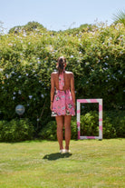 Le-Monade Dreams-SORUNLU - Pembe Balık Desenli Kısa Elbise-Elbise-4-Milagron.com