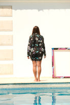 Le-Monade Dreams-SORUNLU - Siyah Balık Desenli Uzun Kol Gömlek-Gömlek-5-Milagron.com