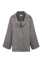 Le-Monade Dreams-SORUNLU - Üç Düğme Antrasit Blazer Ceket-Ceket-1-Milagron.com